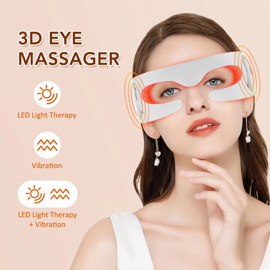 EMS Red Light Eye Massager - Fatigue Relief & Dark Circle Remover