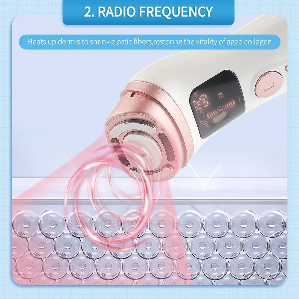 Mini HIFU Machine - Ultrasonic RF Face Lifting & Skin Tightening Device