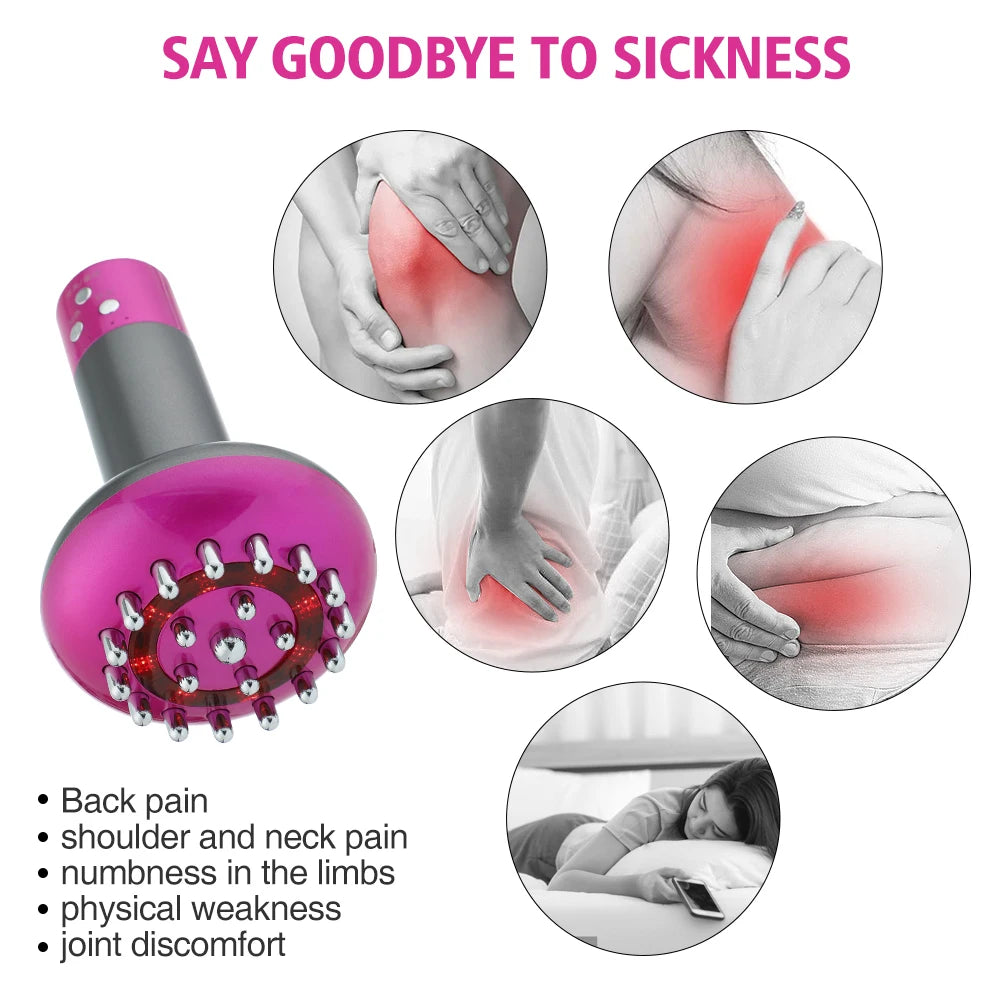 Infrared Gua Sha Massage Brush - Fat Burning & Anti-Cellulite