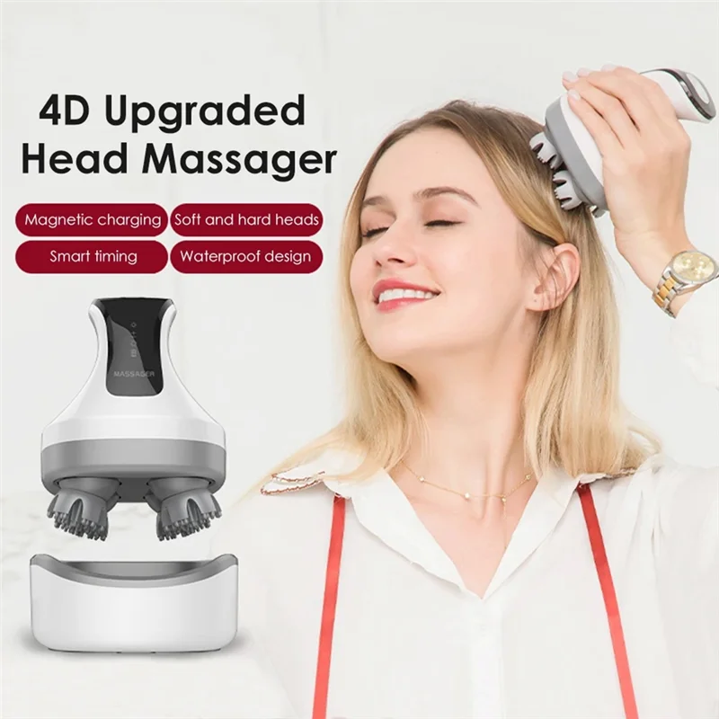 4D Electric Scalp Massager for Hair Growth