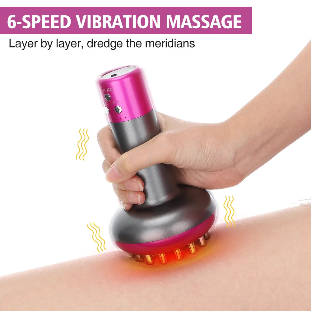 Infrared Gua Sha Massage Brush - Fat Burning & Anti-Cellulite