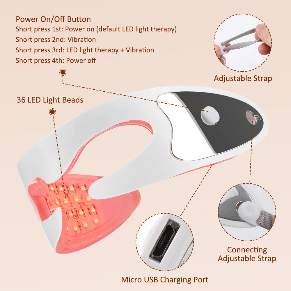 EMS Red Light Eye Massager - Fatigue Relief & Dark Circle Remover