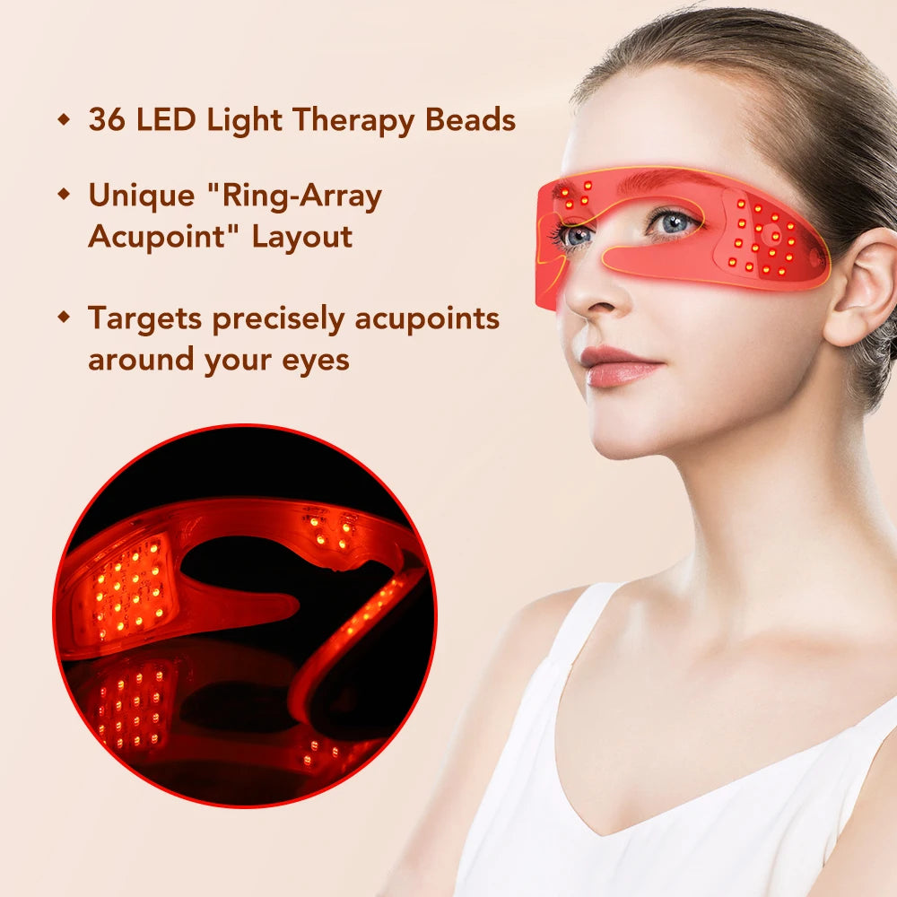 EMS Red Light Eye Massager - Fatigue Relief & Dark Circle Remover