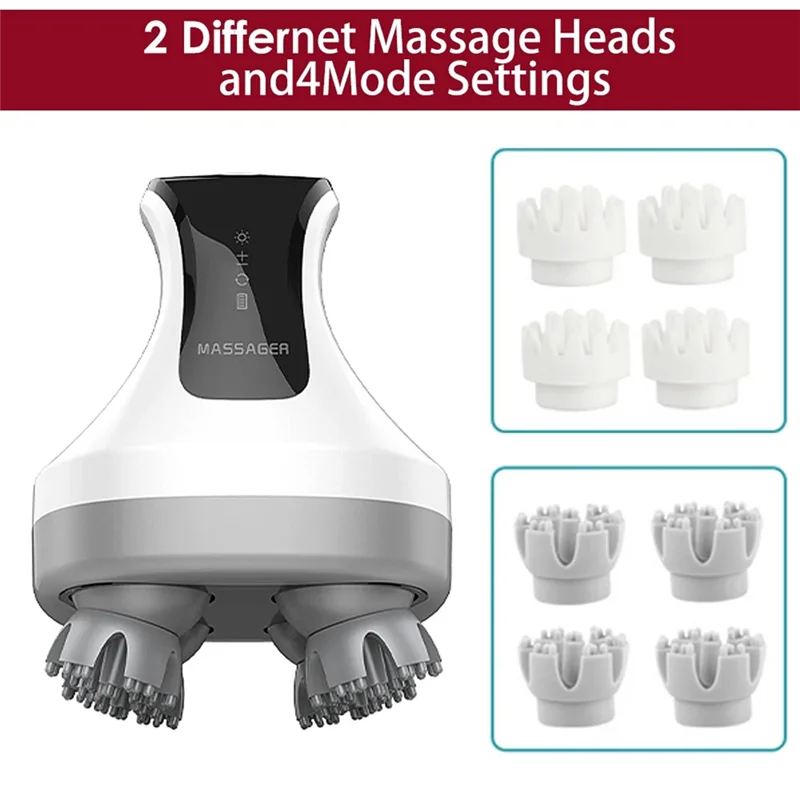 4D Electric Scalp Massager for Hair Growth