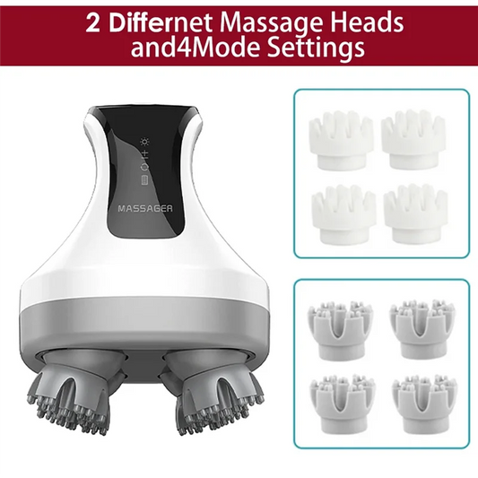 4D Electric Scalp Massager for Hair Growth