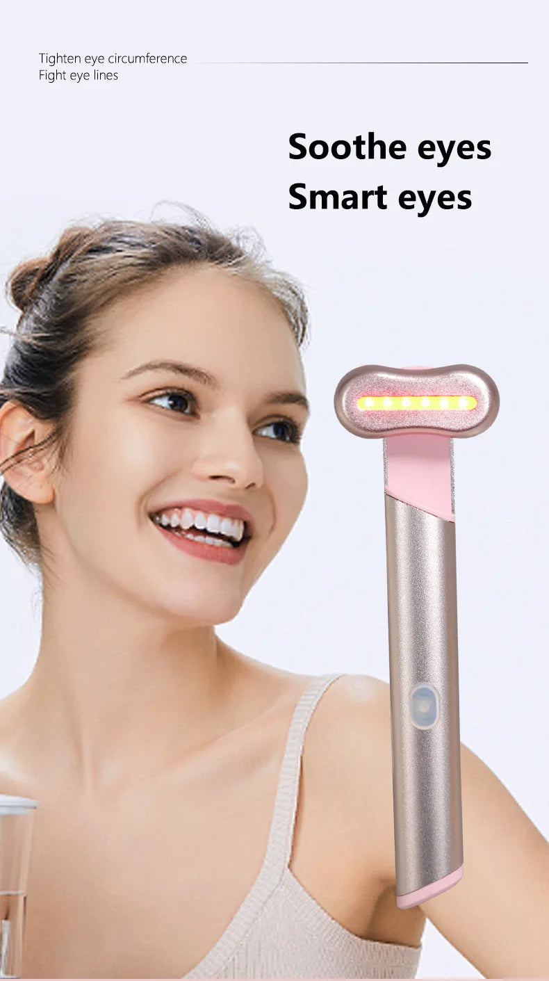 EMS Heated Eye Massager Pen - Erase Eye Bags & Dark Circles