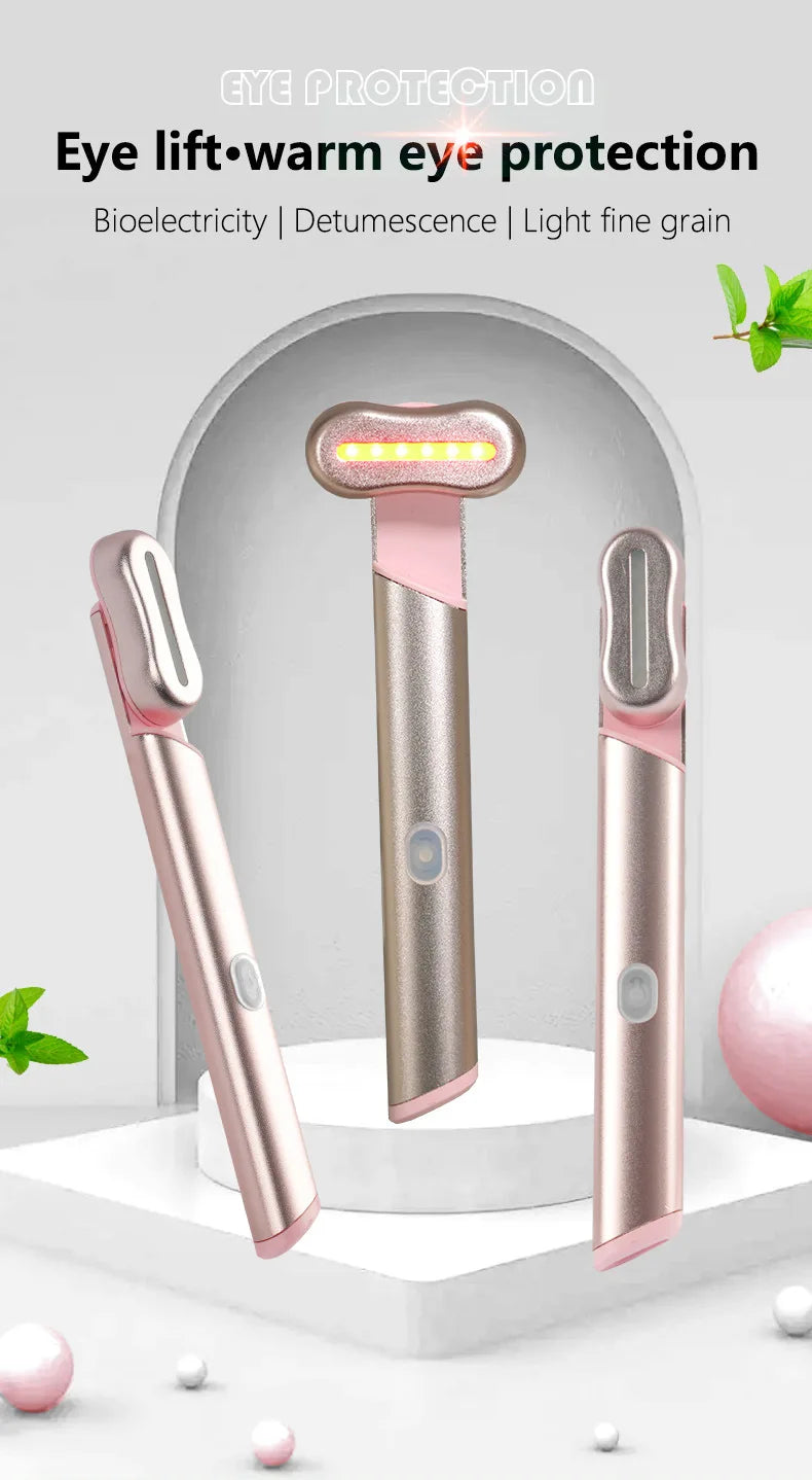 EMS Heated Eye Massager Pen - Erase Eye Bags & Dark Circles