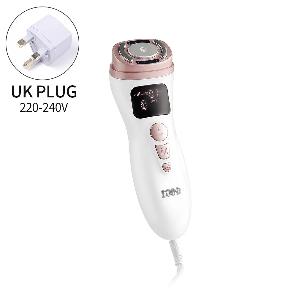 Mini HIFU Machine - Ultrasonic RF Face Lifting & Skin Tightening Device