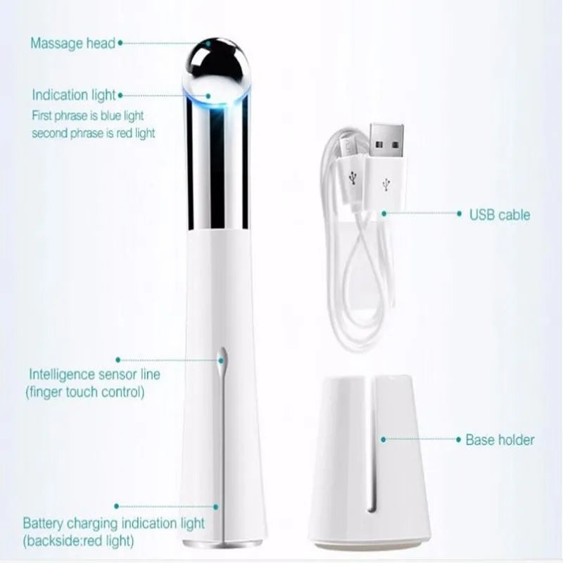 Wireless Ultrasonic Eye Lift Device - Anti-Wrinkle & Dark Circles