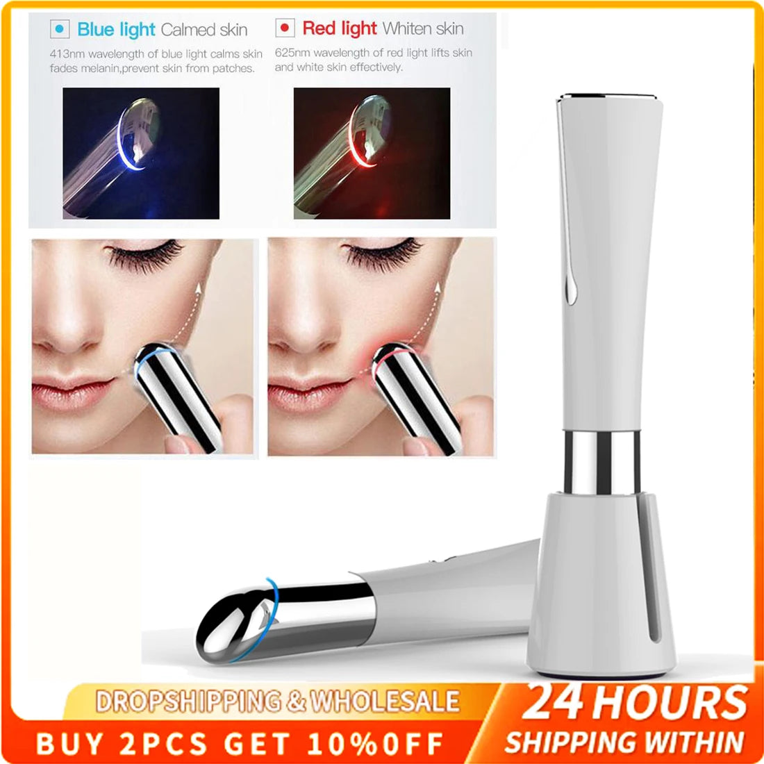 Wireless Ultrasonic Eye Lift Device - Anti-Wrinkle & Dark Circles
