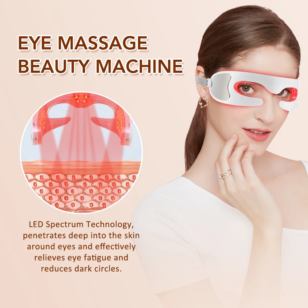 EMS Red Light Eye Massager - Fatigue Relief & Dark Circle Remover