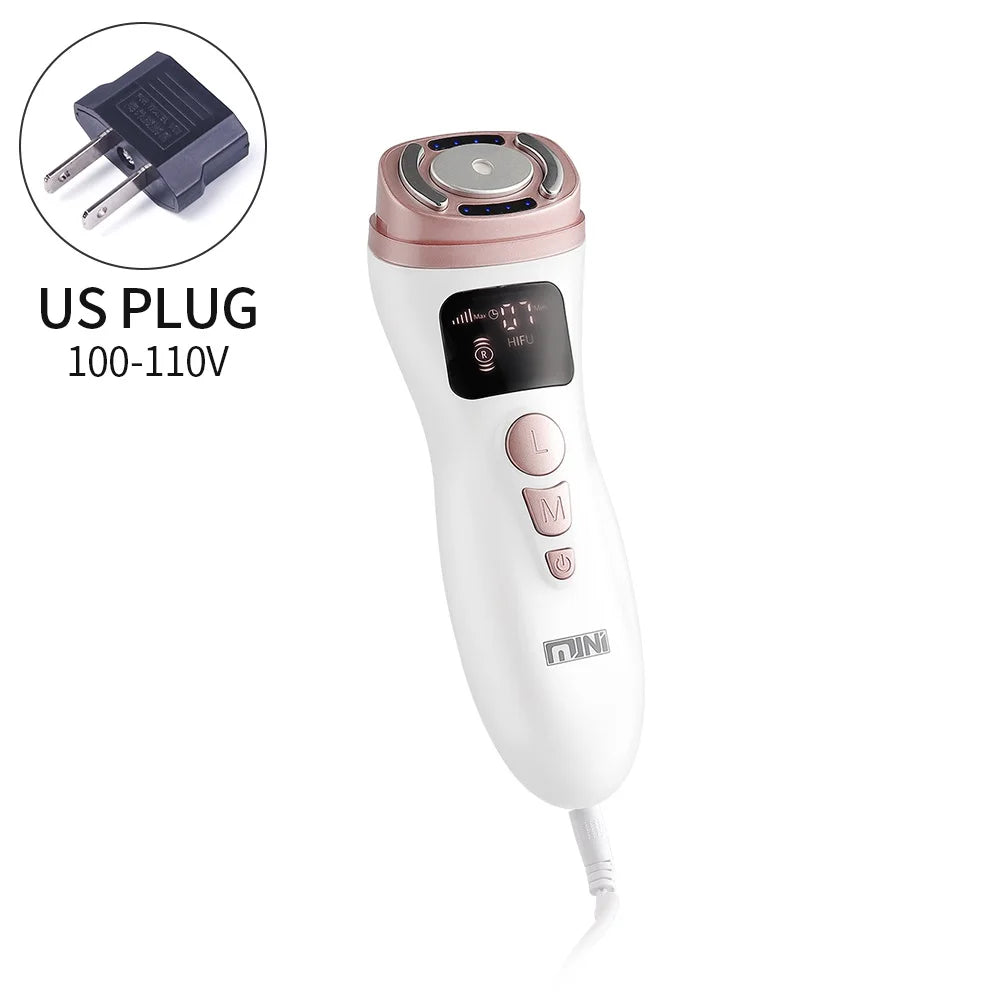 Mini HIFU Machine - Ultrasonic RF Face Lifting & Skin Tightening Device