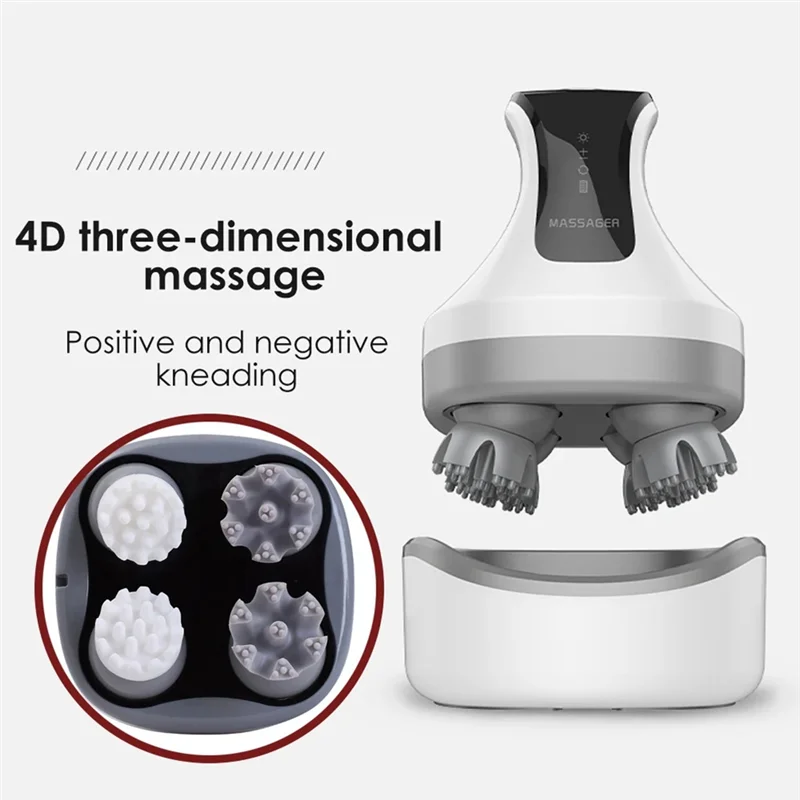 4D Electric Scalp Massager for Hair Growth
