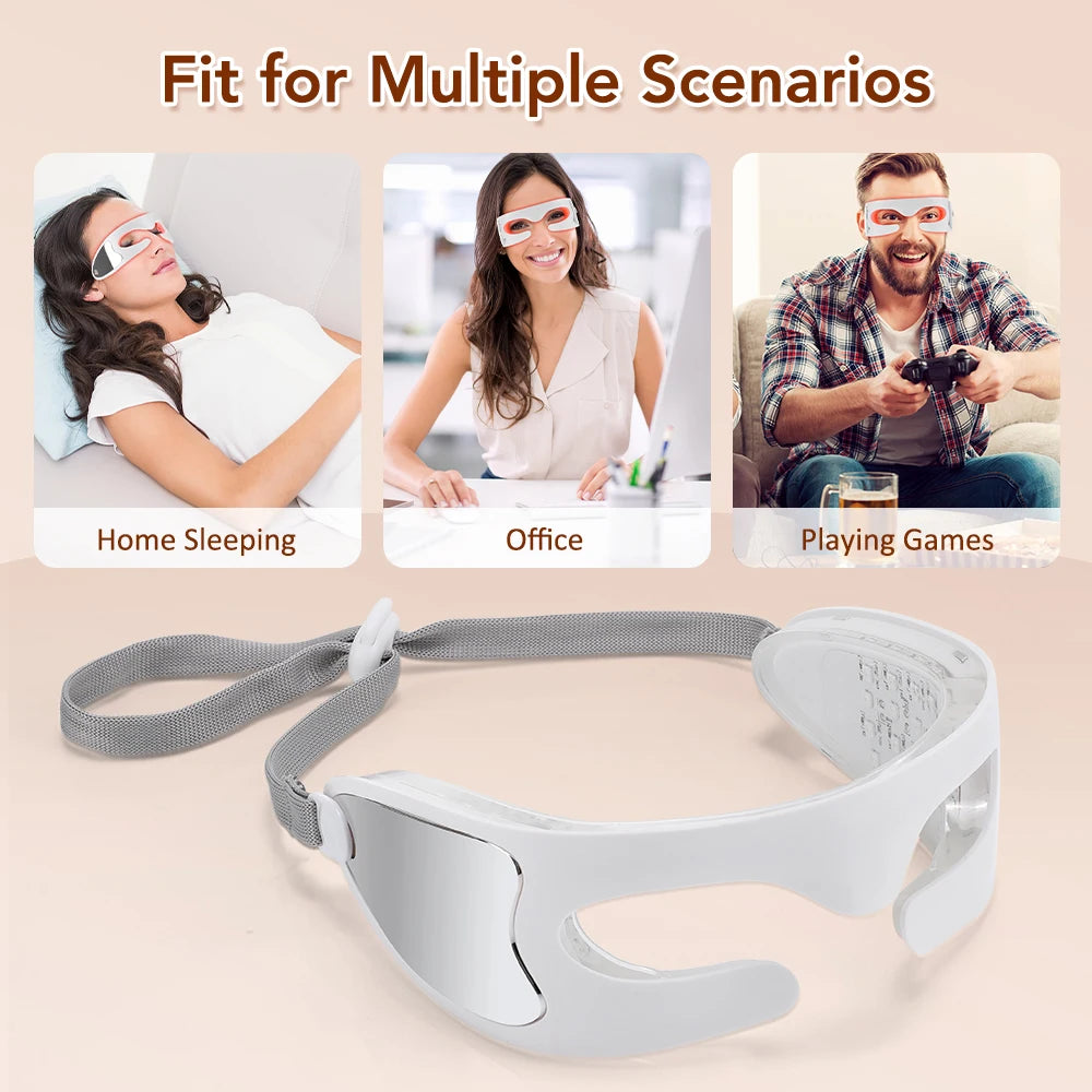 EMS Red Light Eye Massager - Fatigue Relief & Dark Circle Remover
