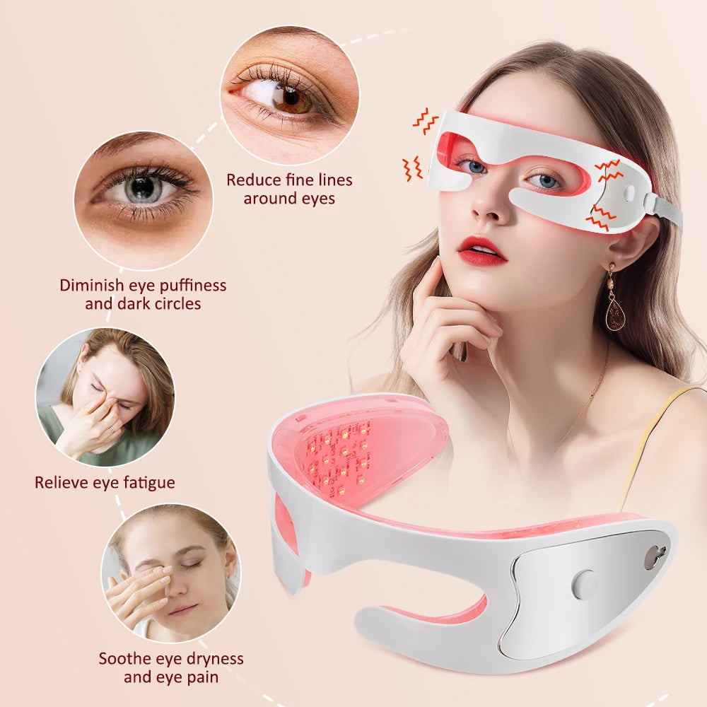 EMS Red Light Eye Massager - Fatigue Relief & Dark Circle Remover