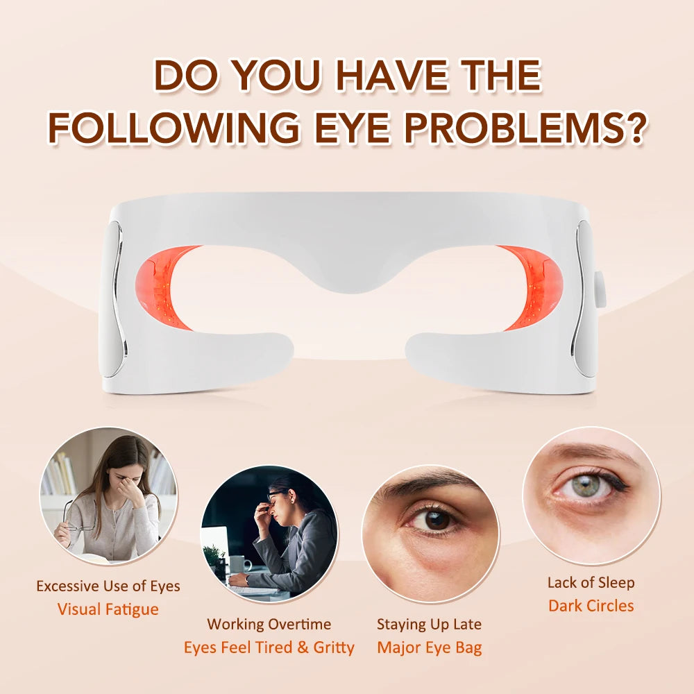 EMS Red Light Eye Massager - Fatigue Relief & Dark Circle Remover