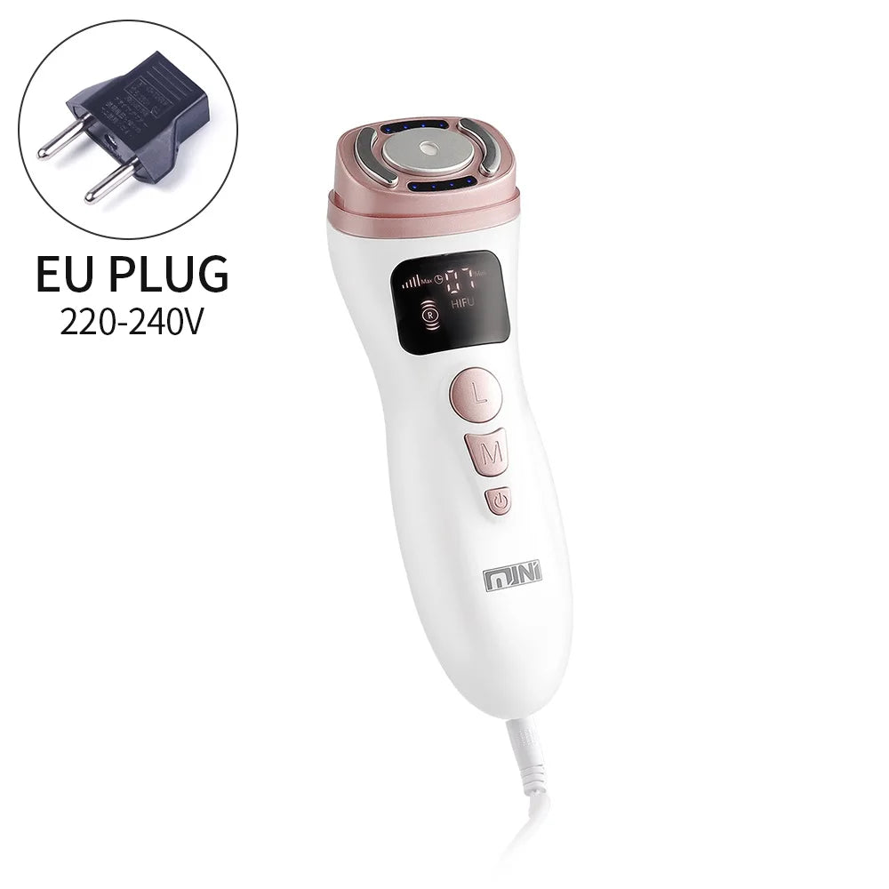 Mini HIFU Machine - Ultrasonic RF Face Lifting & Skin Tightening Device